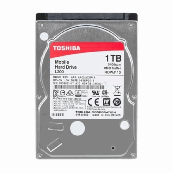 TOSHIBA 1TB SATA3 2.5 INCH NOTEBOOK - ORI