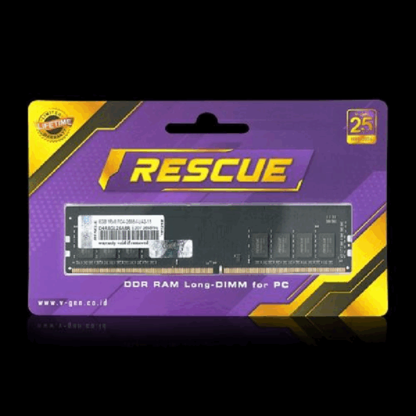 VGEN RESCUE LONGDIMM DDR4 8GB PC 2666