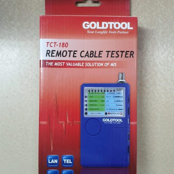 GOLDTOOL TCT-180 (RJ45, RJ11, USB, BNC TESTER)