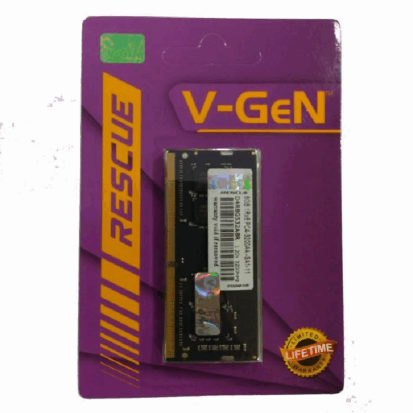 VGEN RESCUE SODIMM DDR4 8GB PC 3200