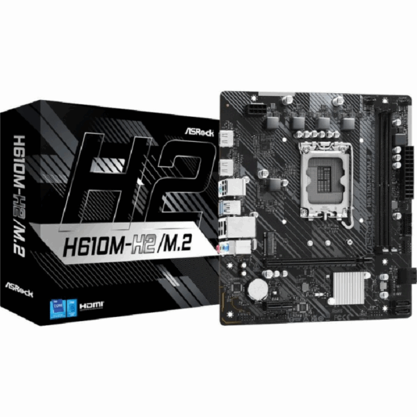 ASROCK H610M-H2 M.2 (LGA1700, H610, DDR4, USB3.2, SATA3)