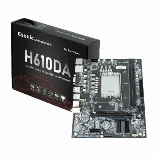 ESONIC H610 DA (LGA1700, GEN 12/13, H610, DDR4, M2 NVME)