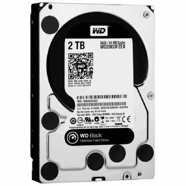 WD BLACK 2TB SATA3 3.5 INCH RESMI
