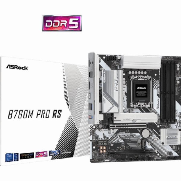 ASROCK B760M PRO RS (LGA1700, B760, DDR5, USB3.2 TYPE-C, SATA3)