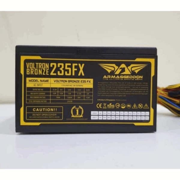 ARMAGGEDDON VOLTRON BRONZE 235FX PSU 470 WATT