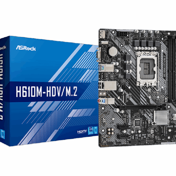 ASROCK H610M-HDV/M.2+ D5 (LGA1700, H610, DDR5, USB3.2, SATA3)