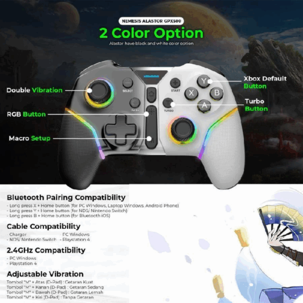 NYK NEMESIS ALASTOR GPX500 GAME PAD