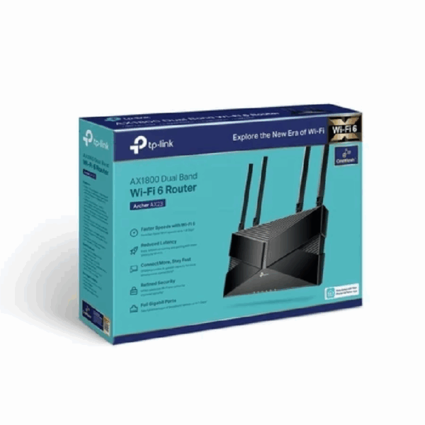 TPLINK ARCHER AX23 WIFI ROUTER AX1800 DUAL BAND WIFI