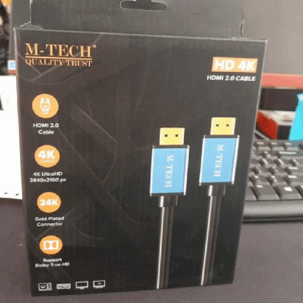 MTECH GOLDPLATE HDMI CABLE 3M