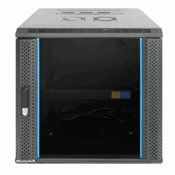 INDORACK WIR5512D 12U WALLMOUNT RACK DEPTH 550MM DOUBLE DOOR 19 INCH