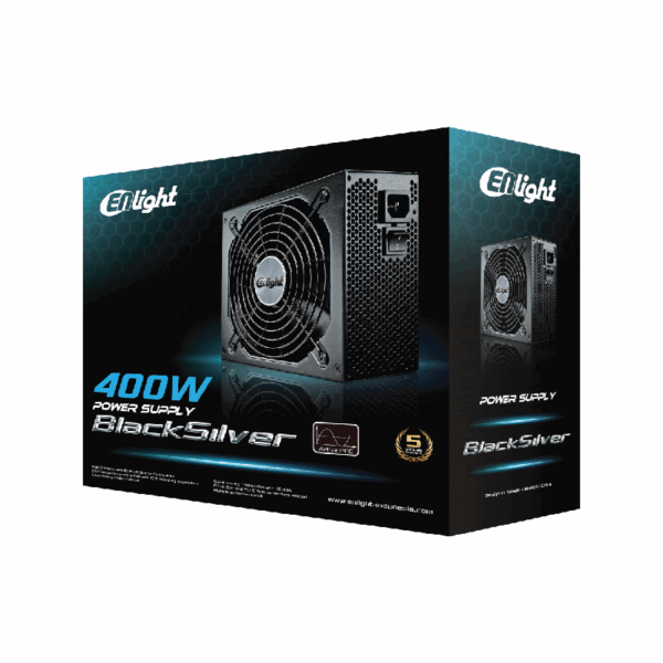 ENLIGHT BLACK SILVER PSU 400 WATT