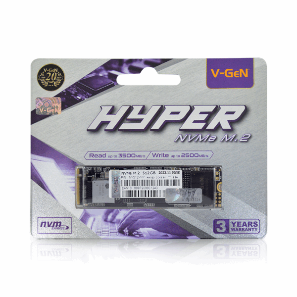 VGEN HYPER 128GB NVME M2 GEN 3X4