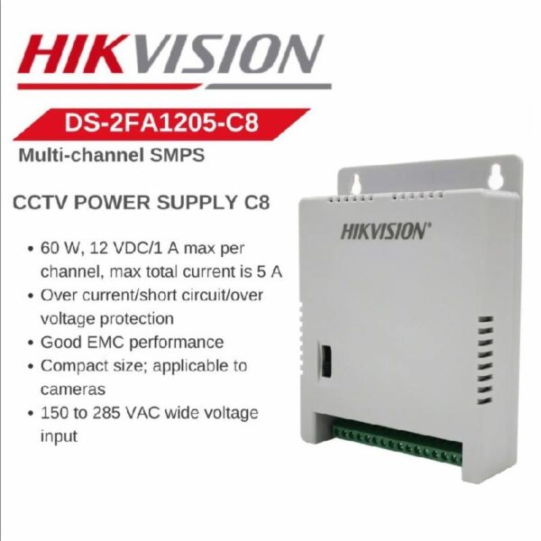 HIKVISION DS-2FA1205-C8 POWER ADAPTOR