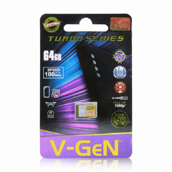 VGEN CLASS 10 64GB MICRO SD